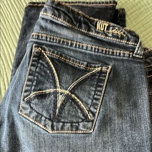 KUT from the Kloth Women's Blue Jeans plus size 18Katherine